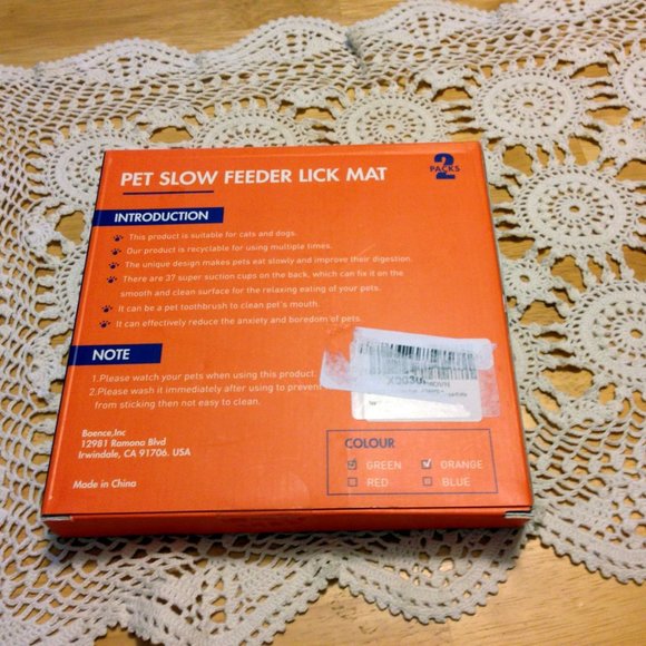 Slow Feeder Lick Mats, new from Boence - Picture 3 of 3